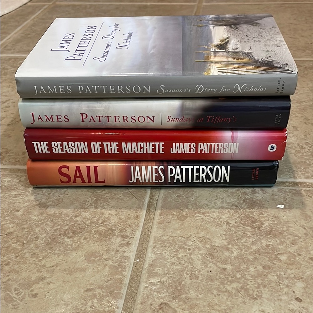 James Patterson Book Collection set of 4 hardback books